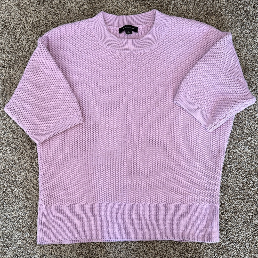 Ann Taylor lavender Knit Top